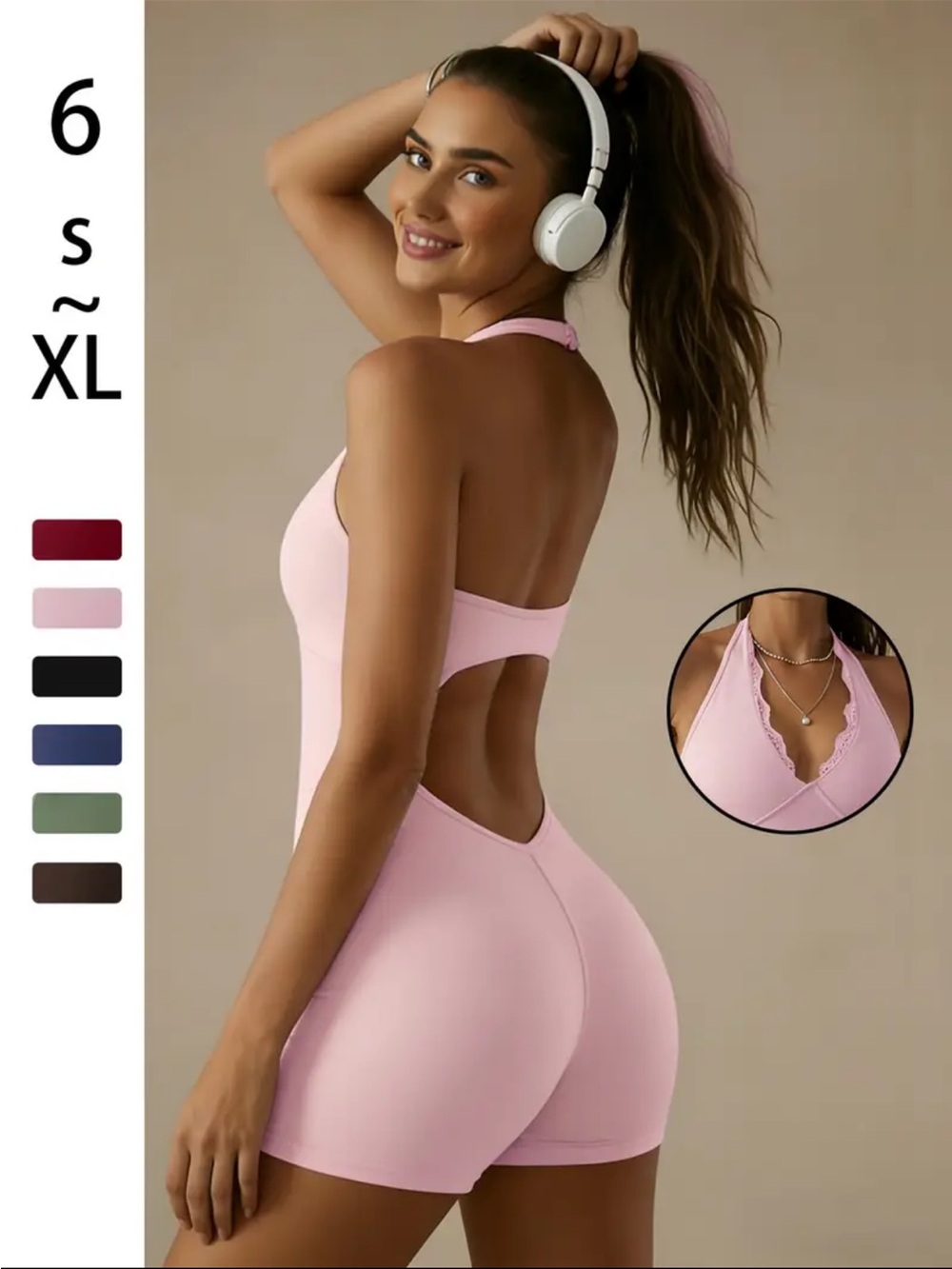Pink romper - Picture 4 of 6